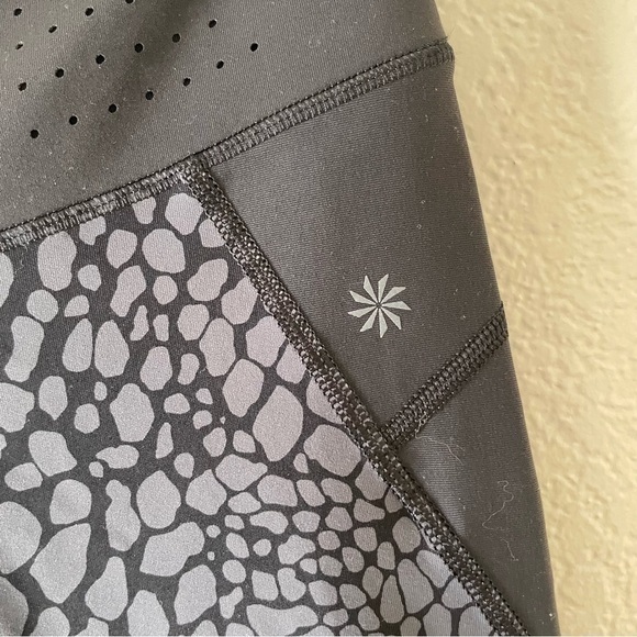 Athleta Crocodile Stealth TruCool Capri Leggings - Picture 3 of 7